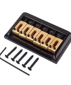 Puente de guitarra eléctrica de 6 cuerdas Healifty Hard