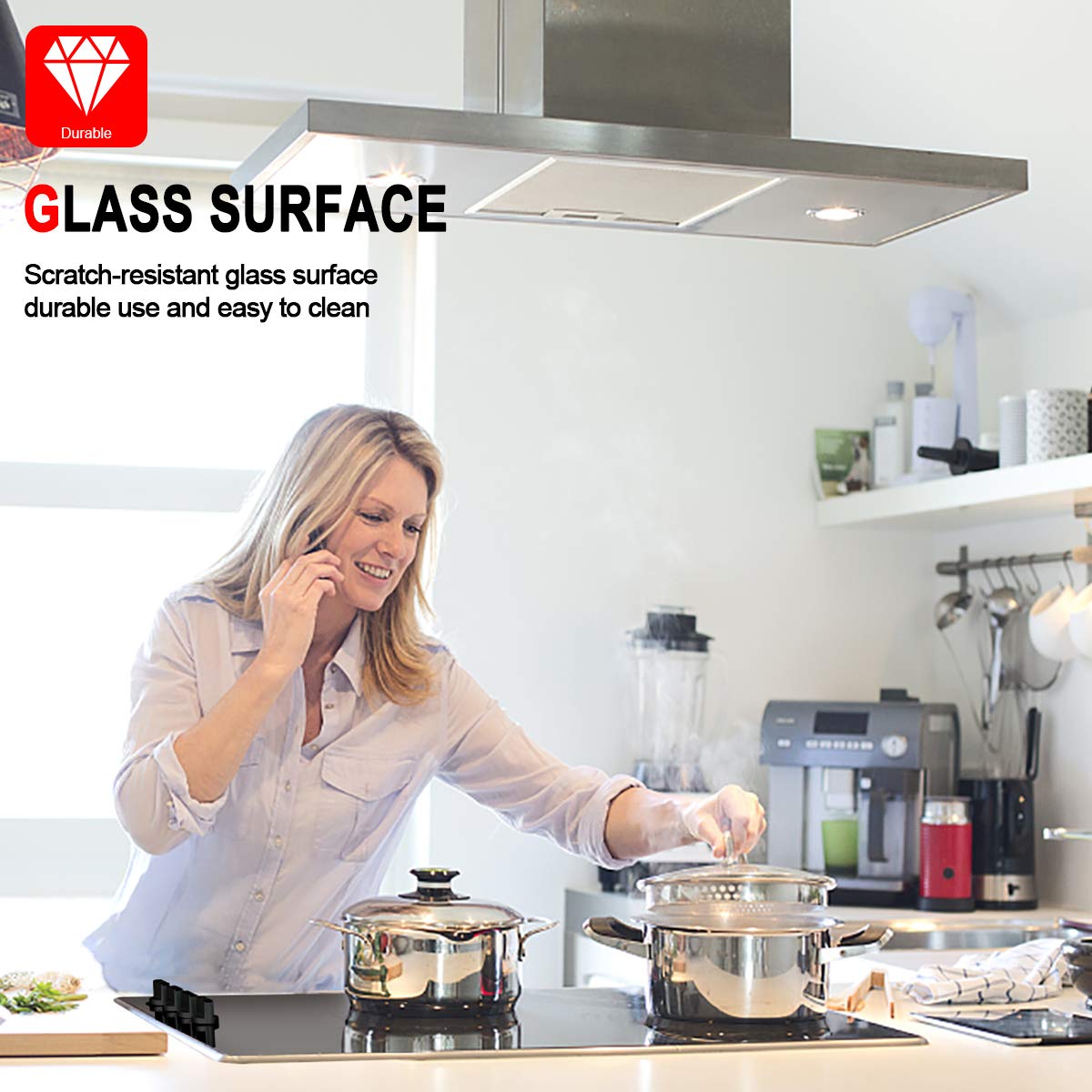 GASLAND Chef 30 Pulgadas Placa de Cocina Eléctrica de 4 - Imagen 8