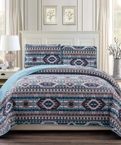 Juego de Edredón Rústico Occidental del Suroeste Nativo