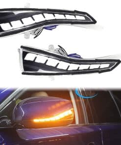 PGONE Tira de luz de señal de giro LED dinámica secuencial