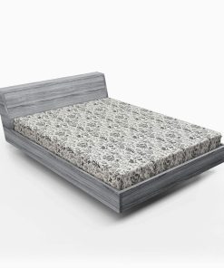 Sábana Ajustable Lunarable Marfil y Negro, Diseño Vintage