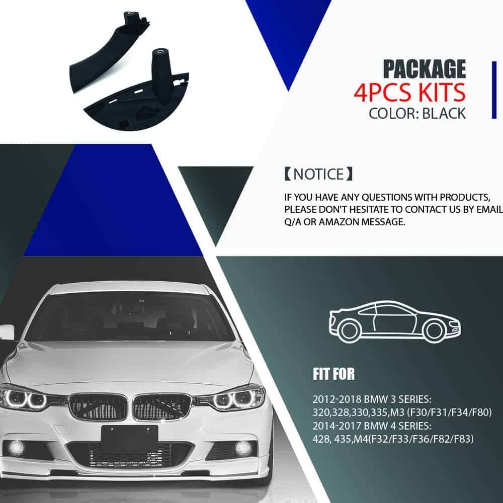 FEXON Manijas de Puerta BMW de Repuesto para Serie 3 F30 - Imagen 9