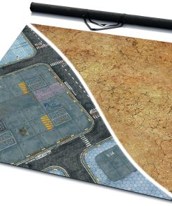 Tapete de Batalla de Goma de Doble Cara de 4' x 4' de