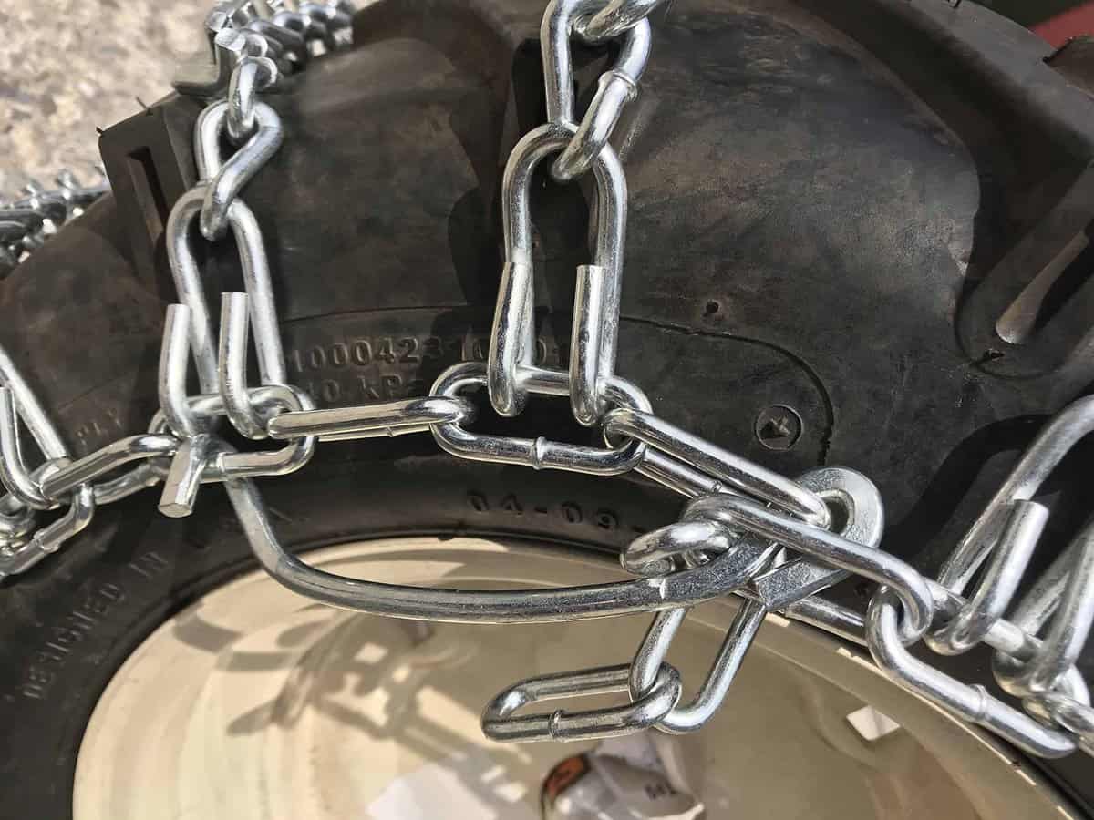 Cadenas de neumáticos compatible con Kioti CS2510 trasera - Imagen 3