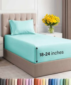 Juego de Sábanas Twin Extra Deep Pocket - Juego de Sábanas