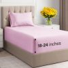 Juego de Sábanas Extra Profundas para Cama -Rosa Claro