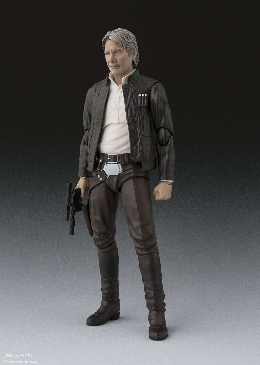 Bandai S.H.Figuarts Han Solo (The Force Awakens) Star Wars: - Imagen 4
