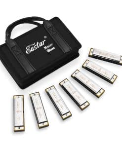 Set de Armónicas Eastar Major Blues 7 Teclas Armónica