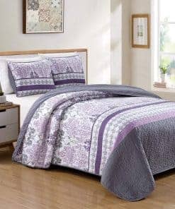 Juego de Colcha Kids Zone Home Linen con Estampado Damasco