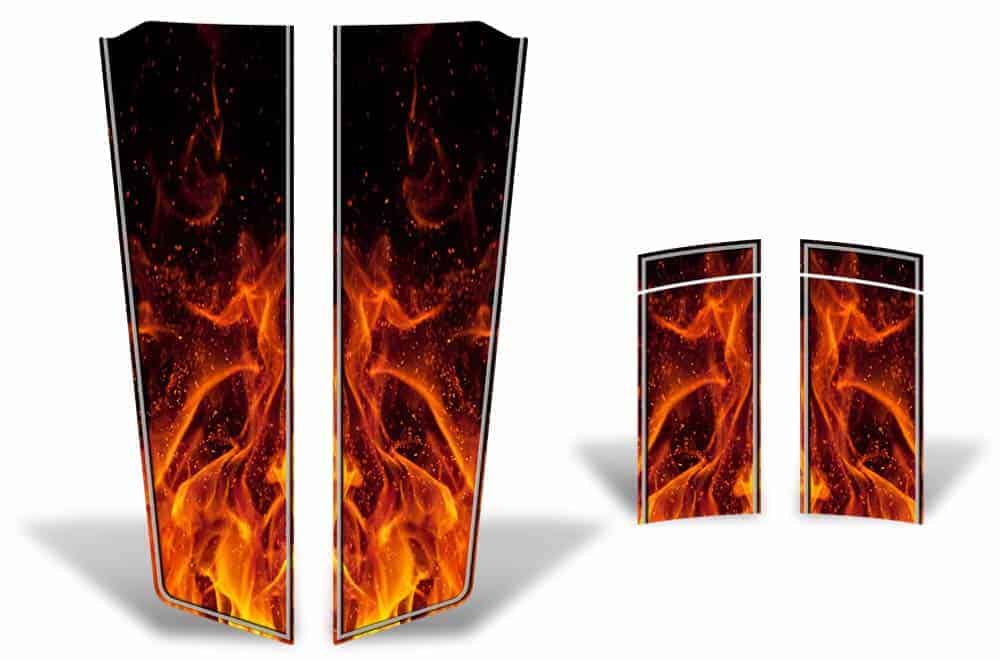 Kit de Calcomanías de Rayas de Carreras para Capó y - Imagen 3