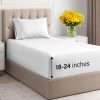 Juego de sábanas extra profundas para cama -Blanco
