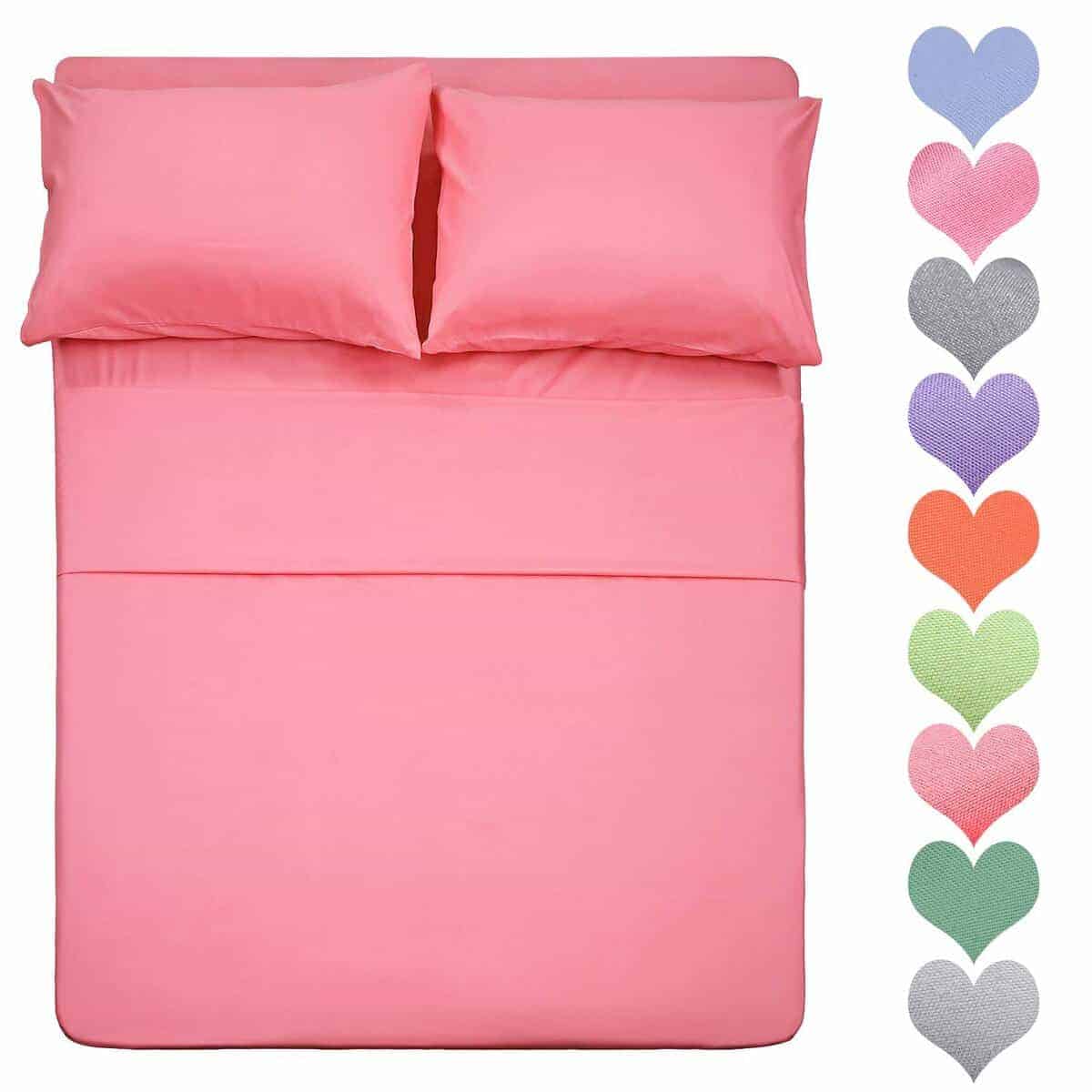 Juego de Sábanas Queen Size de 400 Hilos de Algodón de la