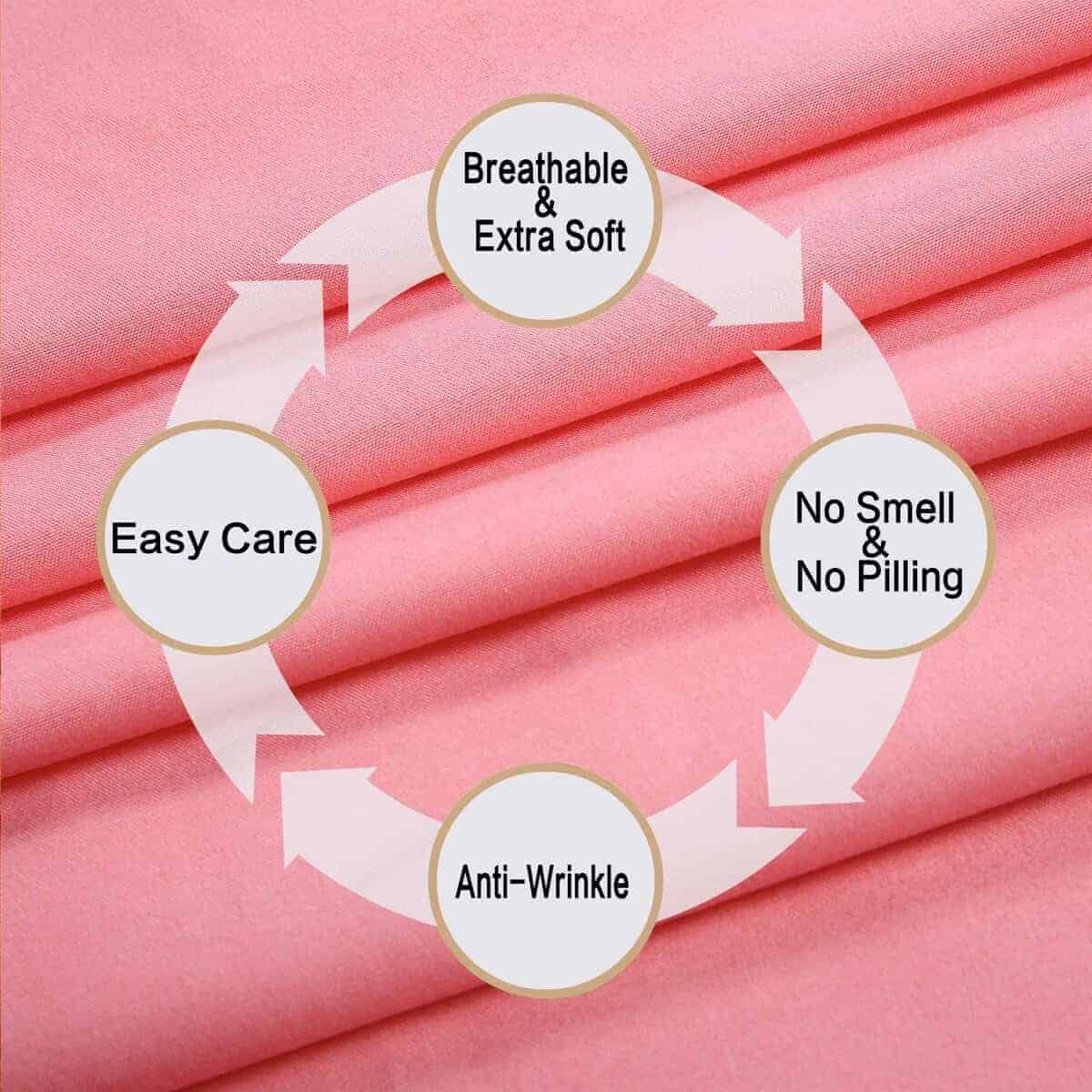 Juego de Sábanas Queen Size de 400 Hilos de Algodón de la - Imagen 6