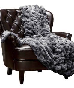 Manta de piel sintética rizada premium Chanasya - Manta