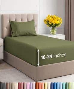 Juego de sábanas extra profunda para cama individual - 3