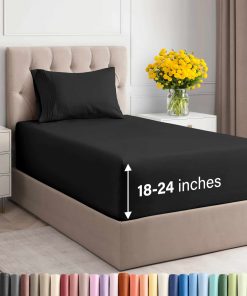 Juego de sábanas para cama Twin extra profunda - 3 piezas -
