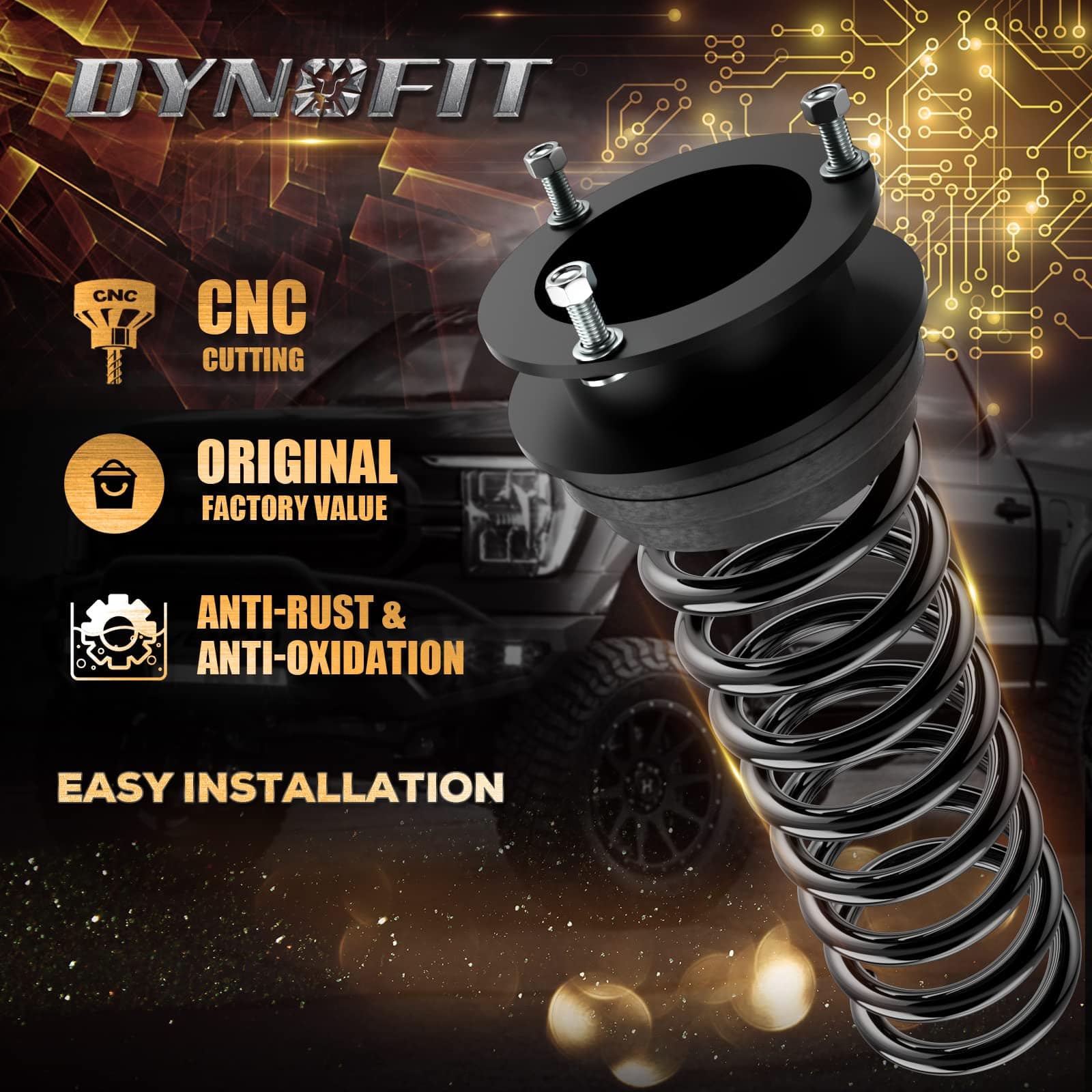 2" Front Leveling Lift Kits para 4WD Dodge Ram 1500 - Imagen 4