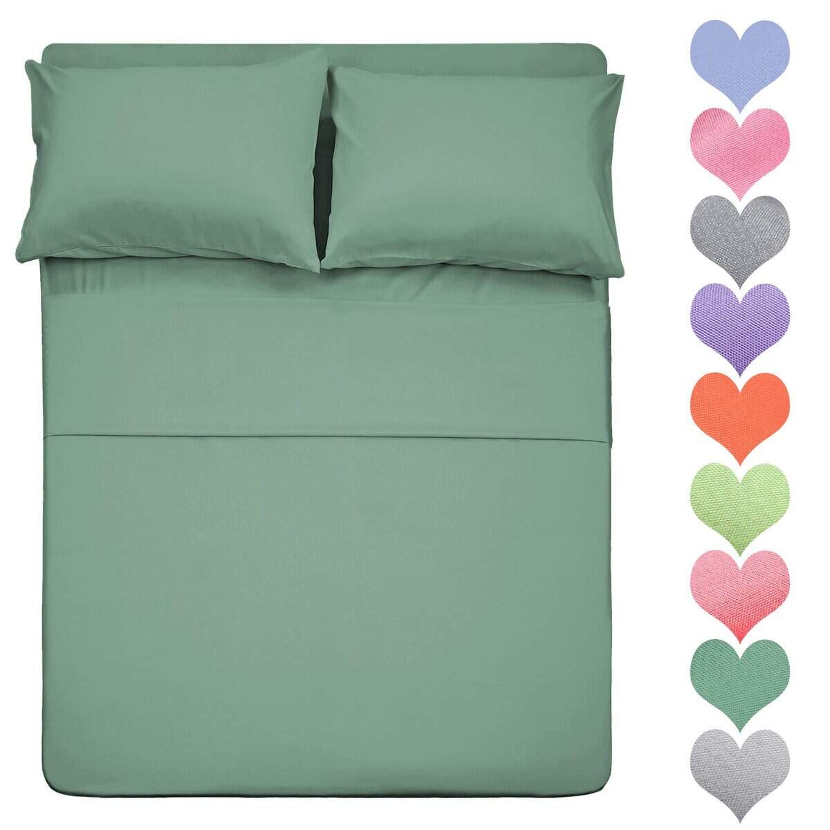 Juego de sábanas de algodón de 400 hilos Best Season para