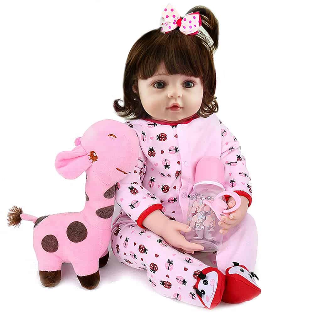 Muñecas Bebé Reborn de niñas - Muñeca Realista de 22 - Imagen 3