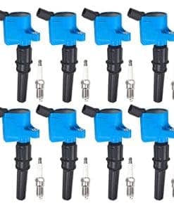 ENA Juego de 8 Bobinas de Encendido Azules y Bujías