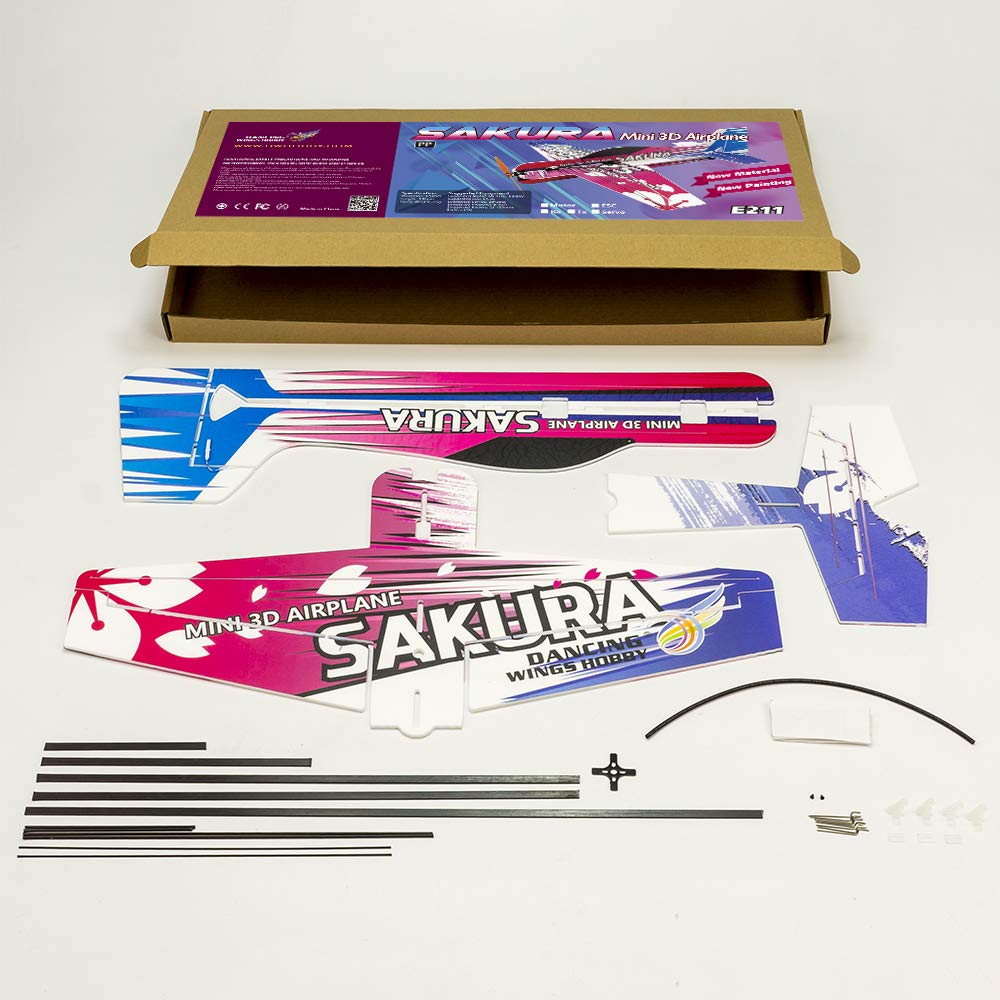 Avión 3D EPP Viloga Upgrade Sakura Acrobático de Vuelo, Kit - Imagen 8
