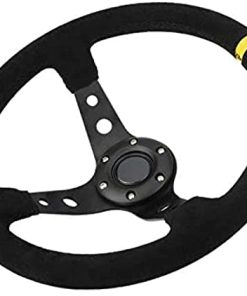 Volante RUNIGOO, 350mm de Profundidad 6 Pernos Para Volante