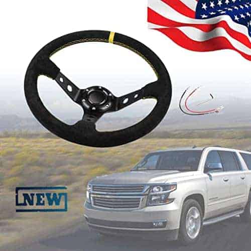 Volante RUNIGOO, 350mm de Profundidad 6 Pernos Para Volante - Imagen 3