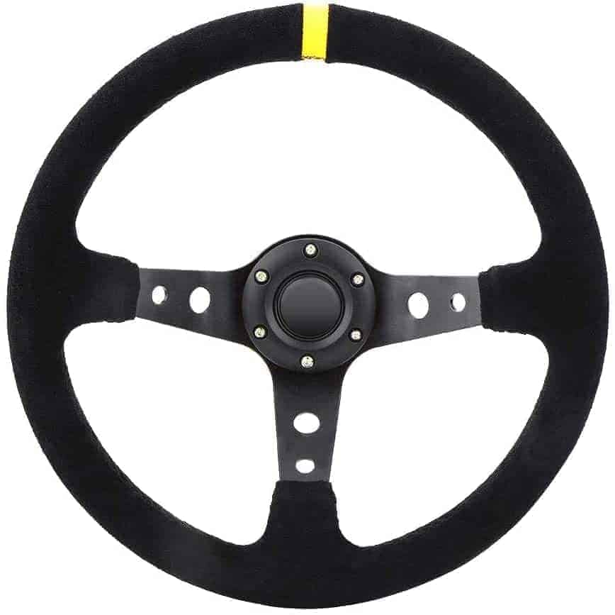 Volante RUNIGOO, 350mm de Profundidad 6 Pernos Para Volante - Imagen 8