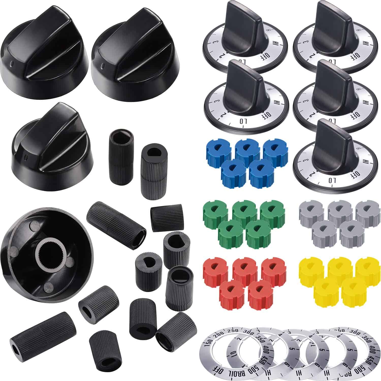 Kit de Perillas Eléctricas Compatible con Horno de Repuesto