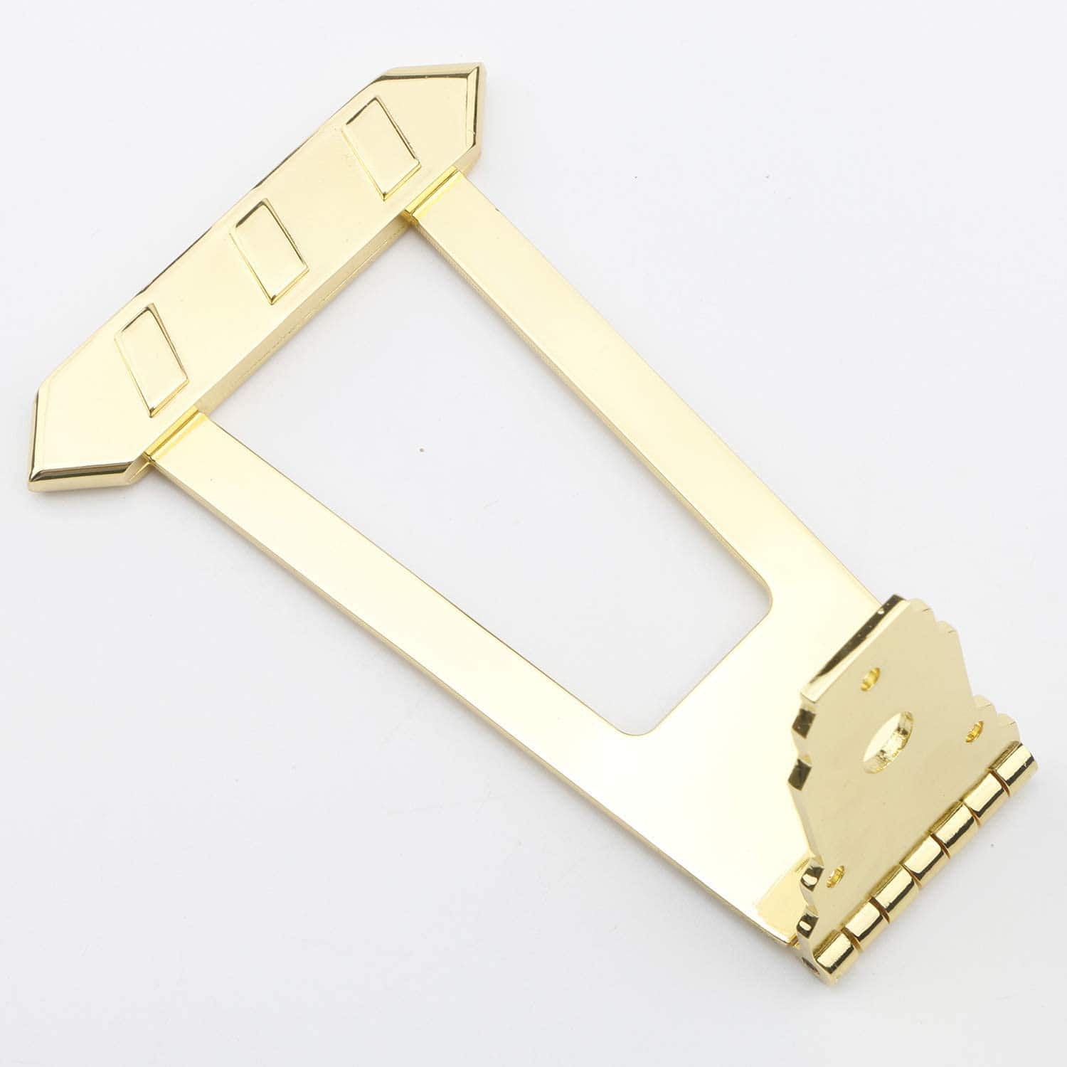 Puente de cola sólido de 6 cuerdas cuadrado Swhmc Golden - Imagen 5