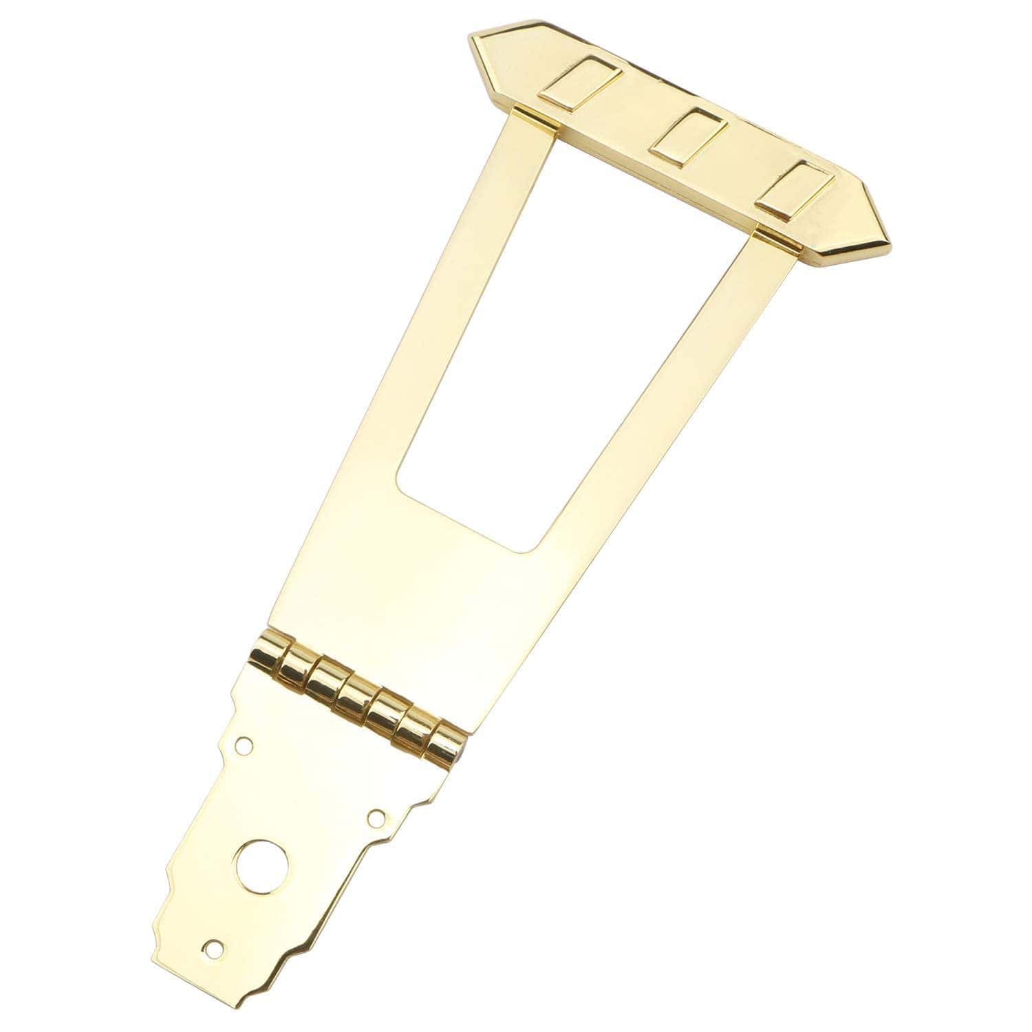 Puente de cola sólido de 6 cuerdas cuadrado Swhmc Golden - Imagen 3