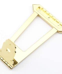 Puente de cola sólido de 6 cuerdas cuadrado Swhmc Golden