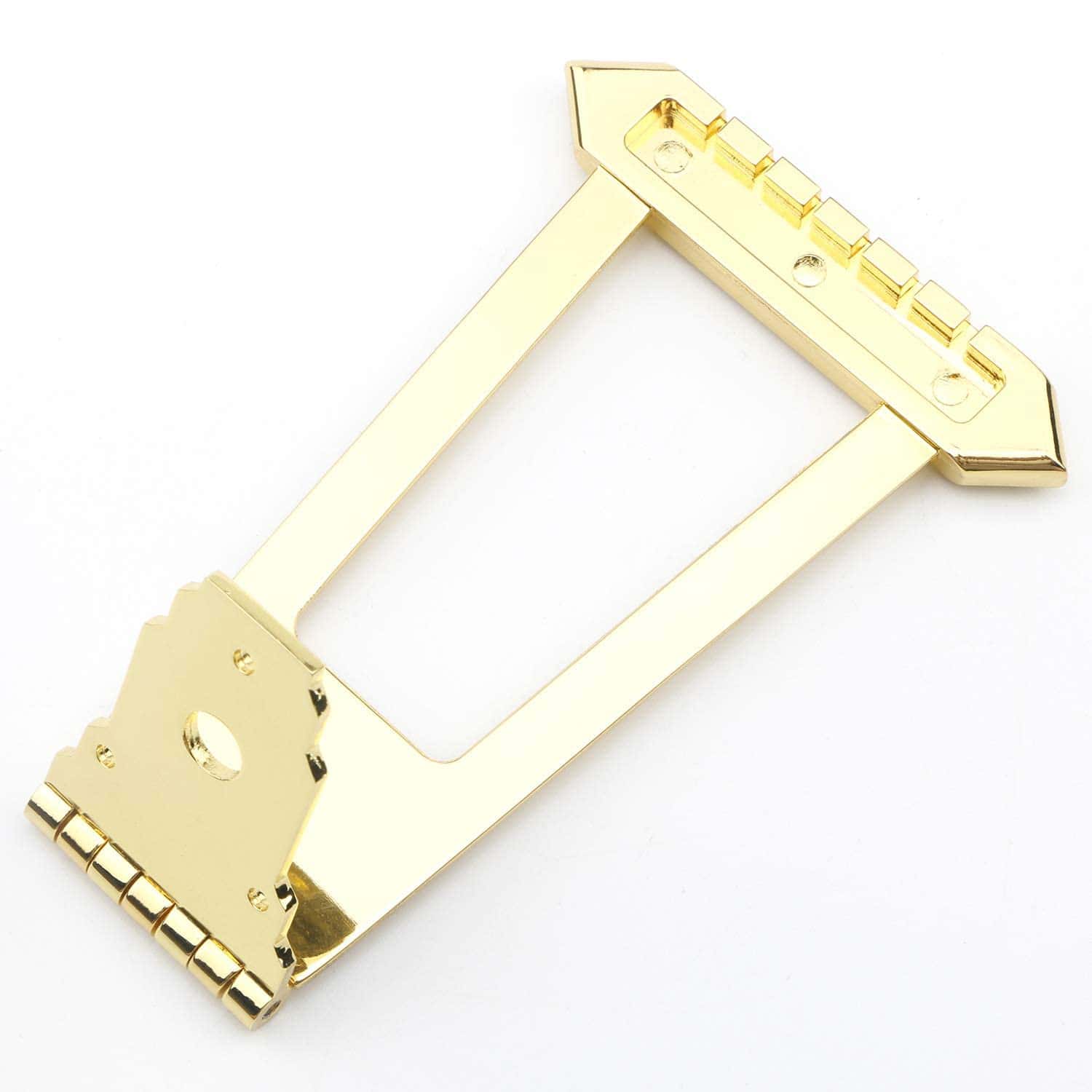 Puente de cola sólido de 6 cuerdas cuadrado Swhmc Golden