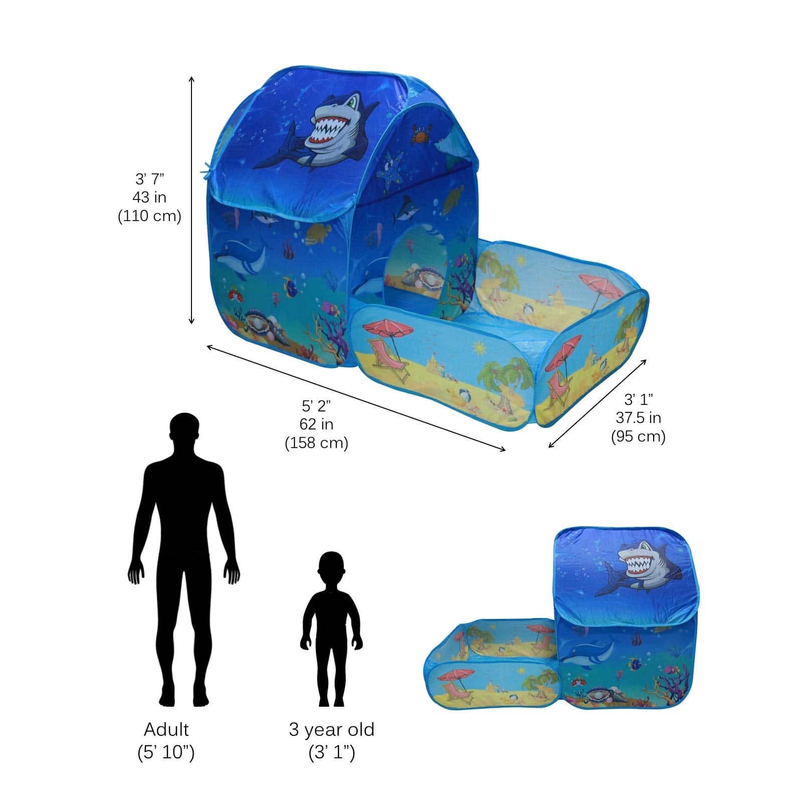 Túnel de Juego Vokodo para Niños con Zona de Juegos en la - Imagen 6