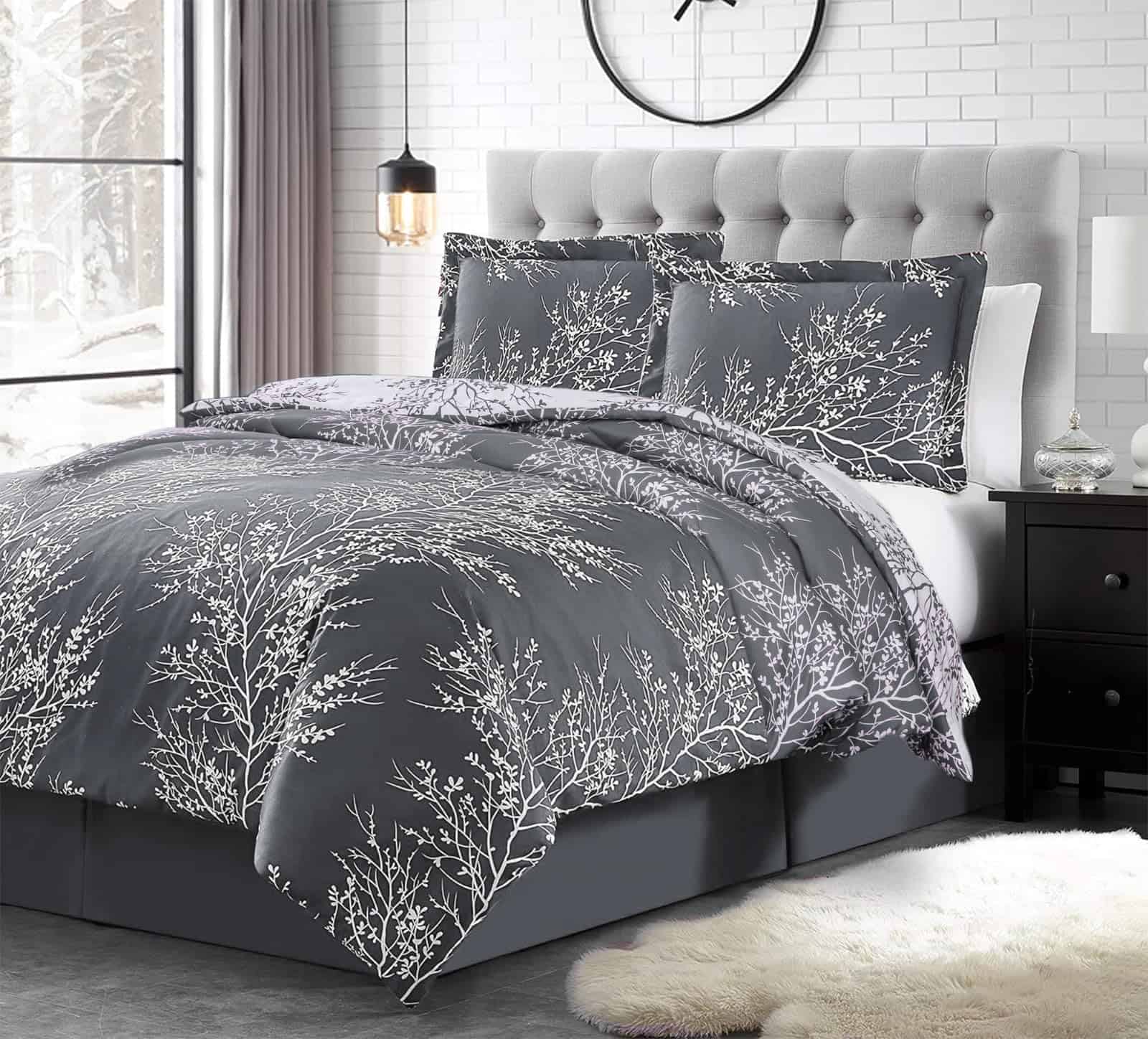 Juego de Edredón King Size Spirit Linen de 6 piezas - Juego