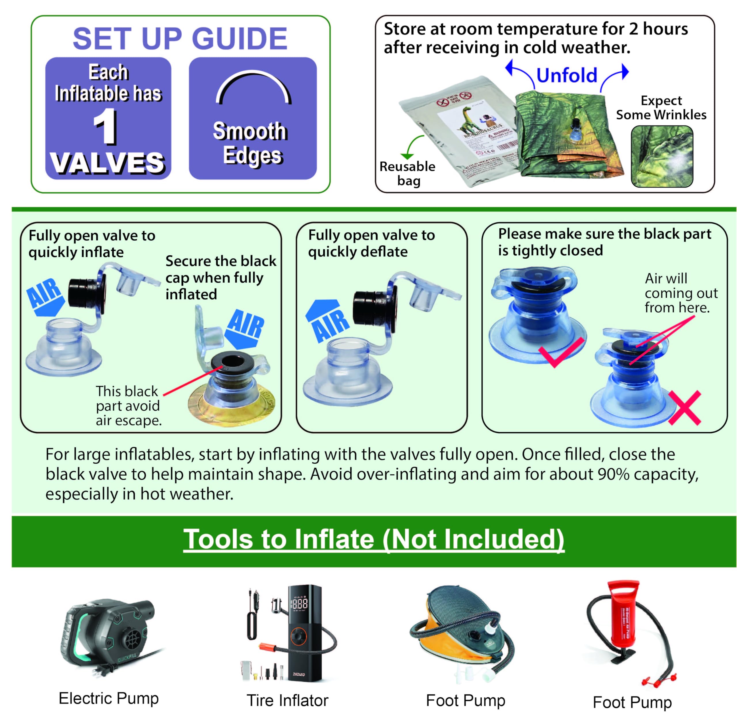 Figuras Inflables de Dinosaurios de Jet Creations - Elige - Imagen 4