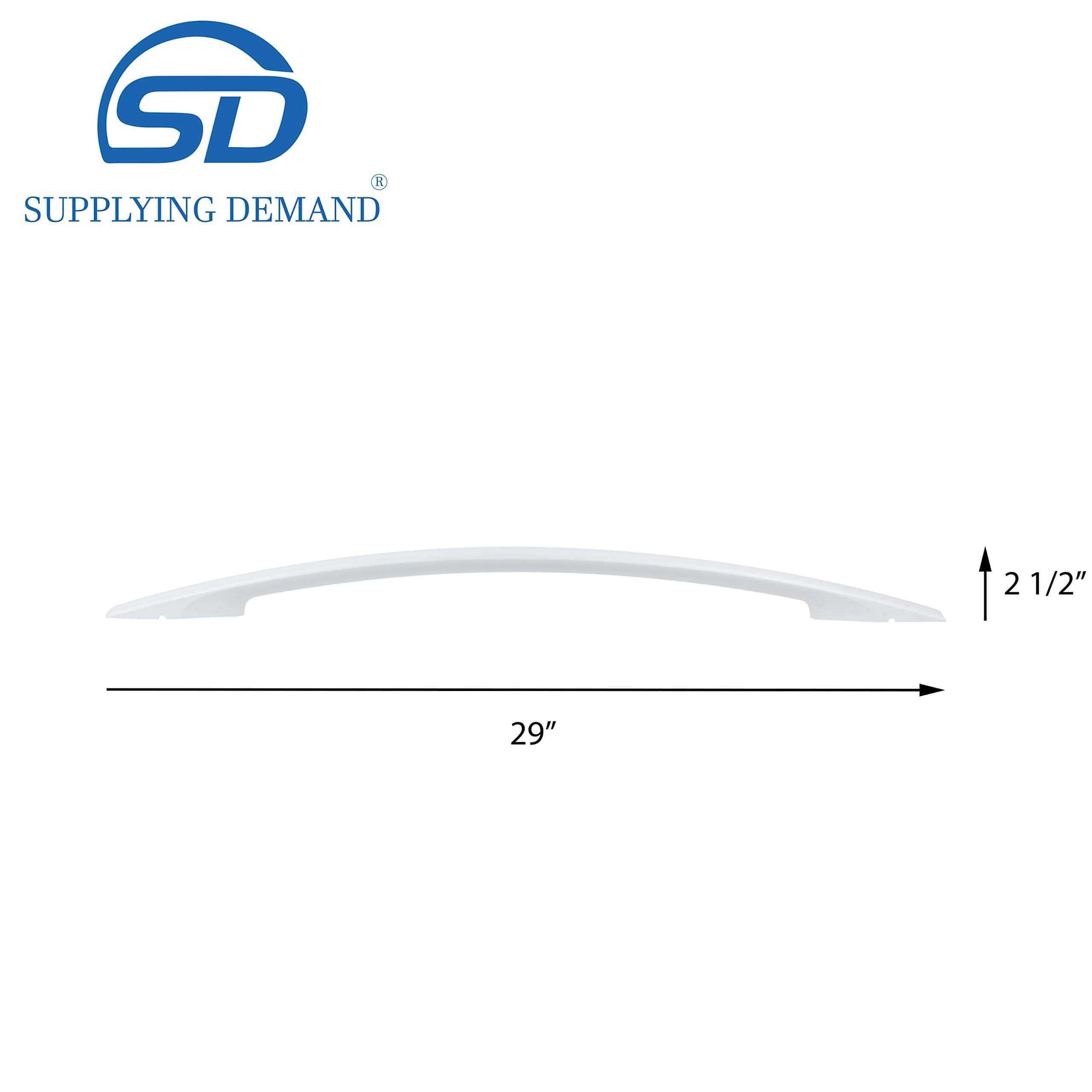 Mango de Puerta Blanco para Horno de Rango 316270201 - Imagen 4