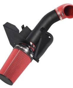 Kit de admisión de aire frío de rendimiento de -Negro y Rojo