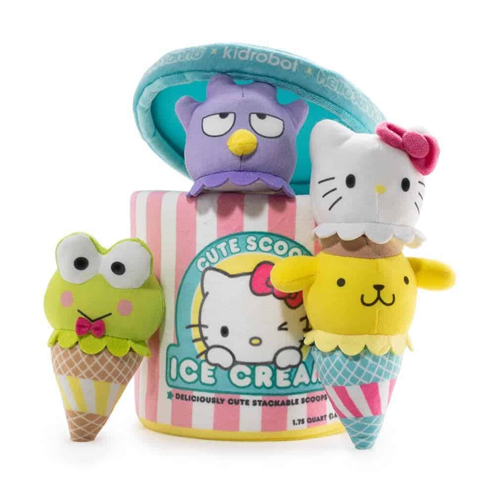 Peluche interactivo Kidrobot Sanrio Cute Scoops Ice Cream