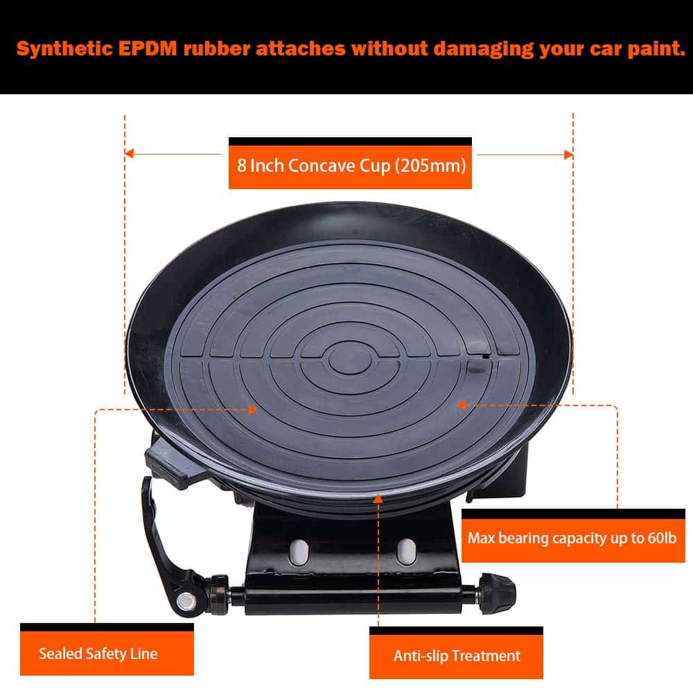 Portabicicletas IMT 10" para Techo de Coche, Ventosa de - Imagen 4