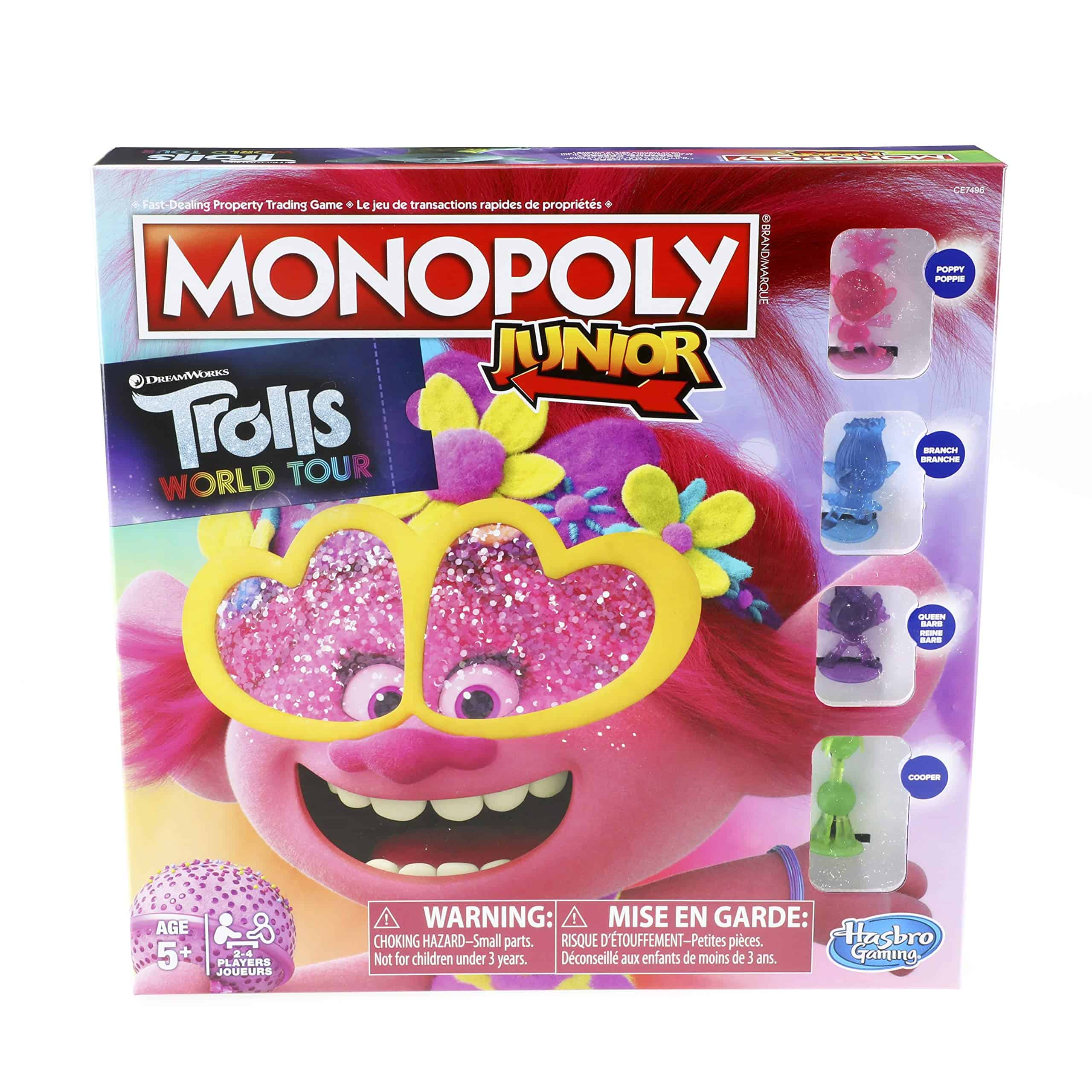 Monopoly Junior: Edición DreamWorks Trolls World Tour Juego