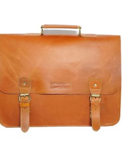 Bolso de Mensajero de Cuero Crazy Horse Hecho a Mano para