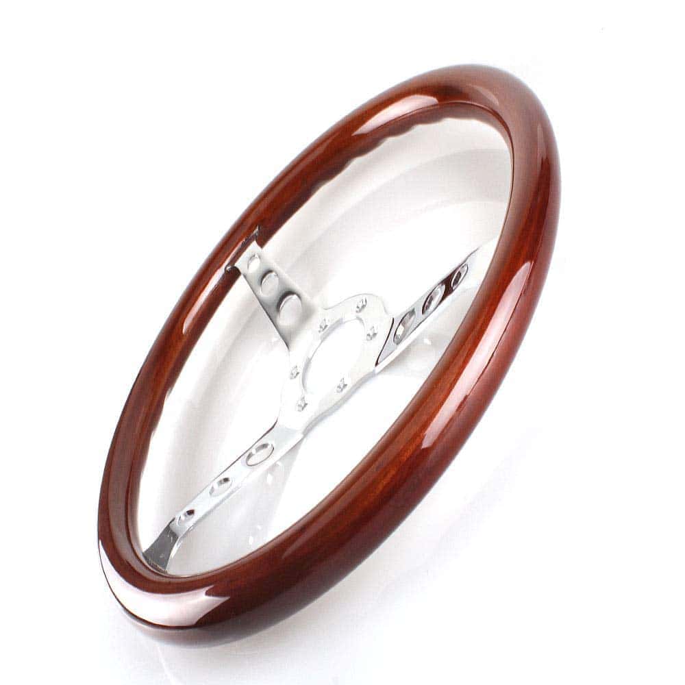 Volante de Madera con Estilo Clásico de 380mm 15 Pulgadas