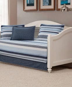 Set de Funda para Cama de Dia Linen Plus 5 Piezas Acolchada