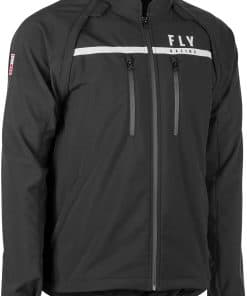 Chamarra Fly Racing Patrol Softshell (Negro, Pequeño)
