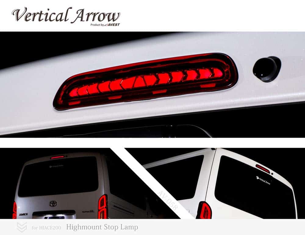 Para Toyota Hiace 200 2012-2019 Luz de freno LED secuencial - Imagen 9