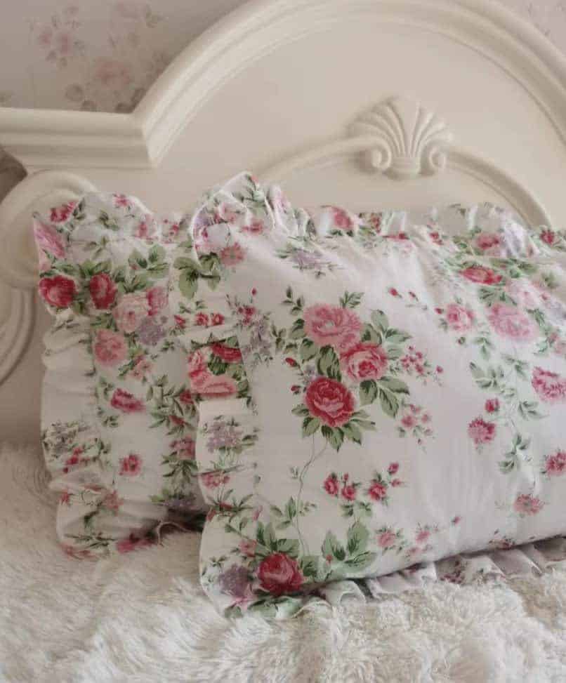 Funda de Almohada Estampado de Rosas Country Rose Kolachic - Imagen 4