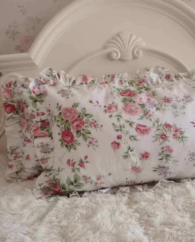 Funda de Almohada Estampado de Rosas Country Rose Kolachic - Imagen 5