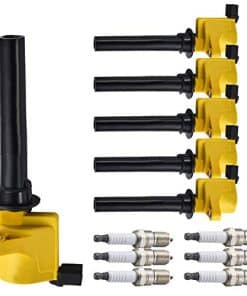 Pack de 6 Bobinas de Encendido Amarillas DG500 con Bujías