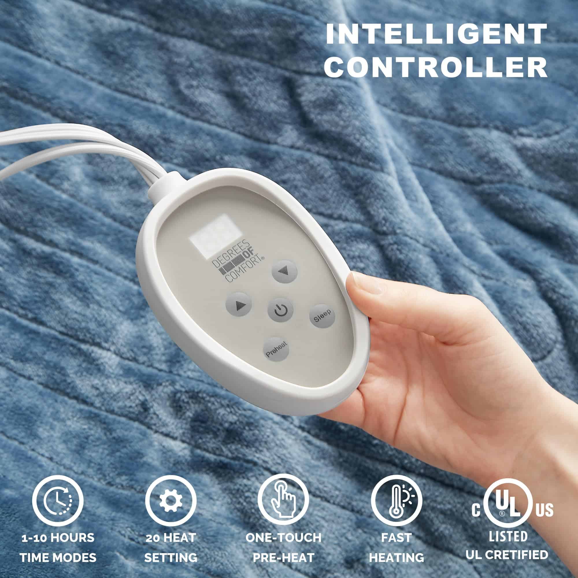 Manta Eléctrica de MicroPlush Avanzada Degrees of Comfort - Imagen 4